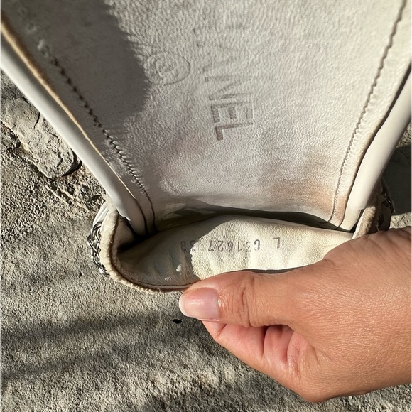 🔥Chanel White Multi Chain Summer Slide Sandals.😎🔥 - Picture 8 of 9